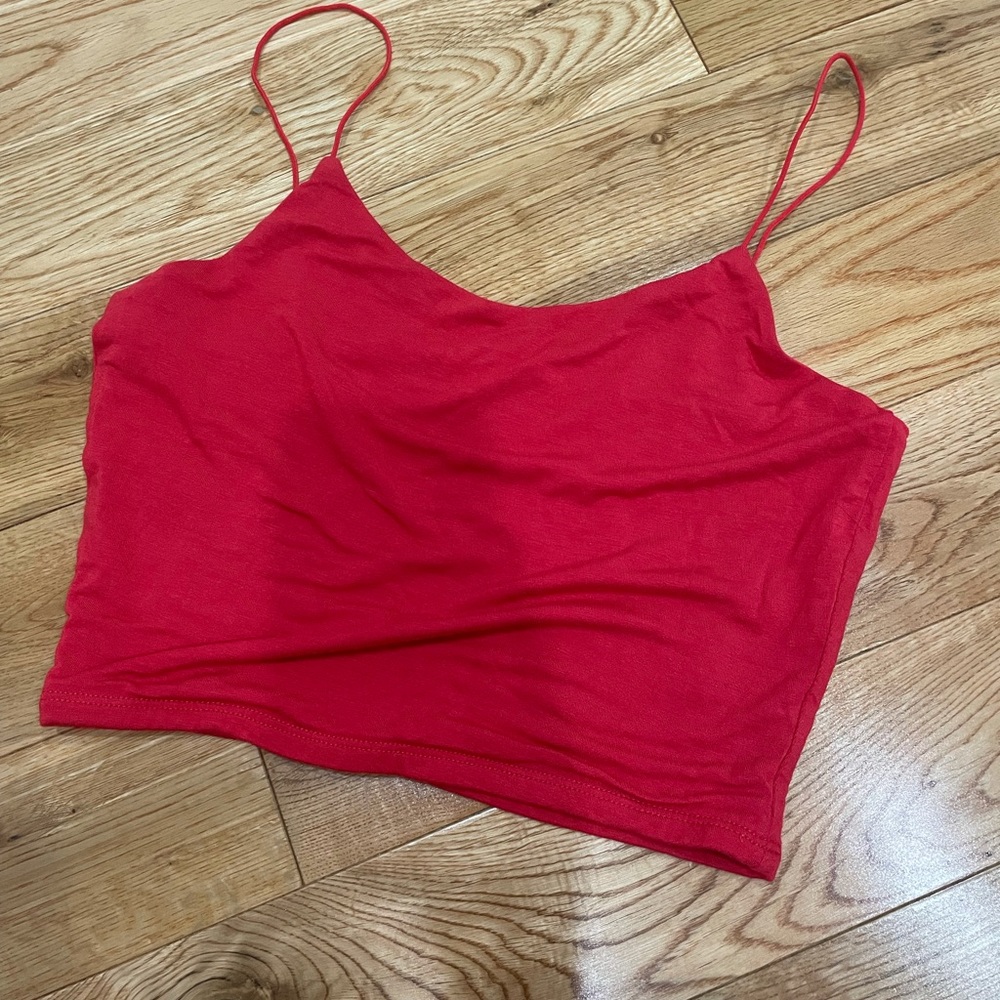 Red crop top❤️